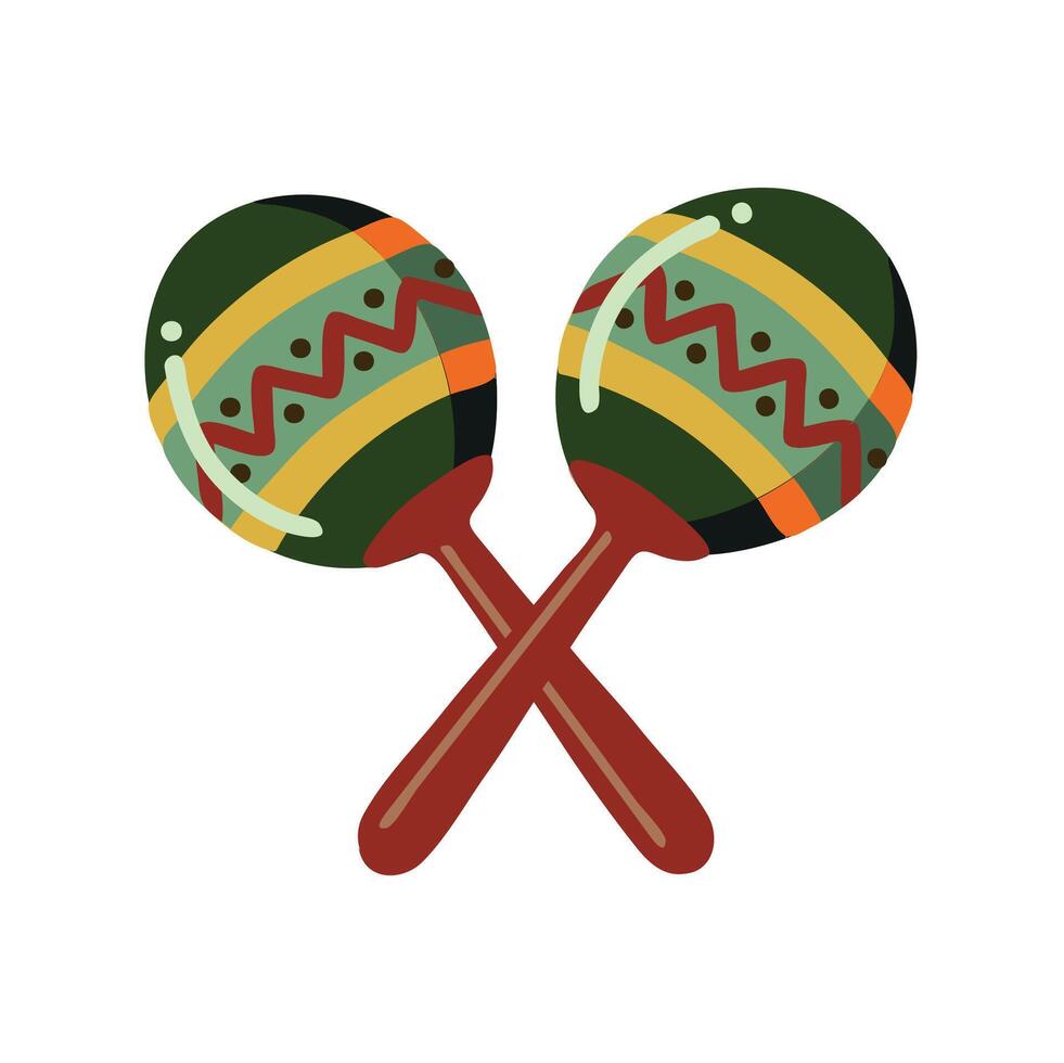 maracas icona clipart avatar logotipo isolato illustrazione vettore