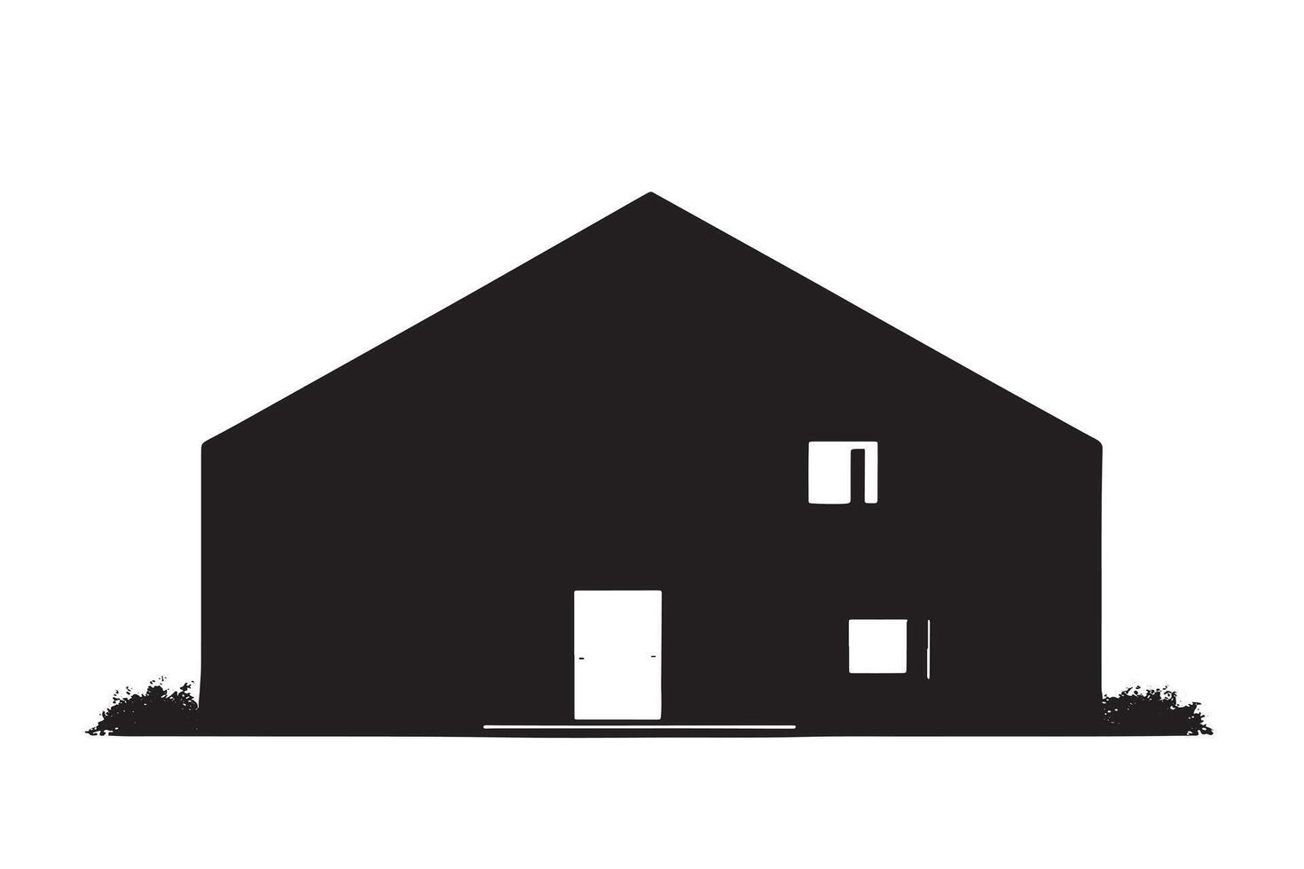 casa o Casa nero Immagine struttura su bianca sfondo. illustrazione per Stampa per commerciale uso. eps 10 vettore