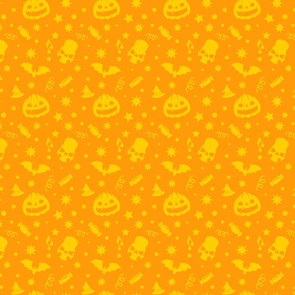 Halloween senza soluzione di continuità modello design per sfondo vettore