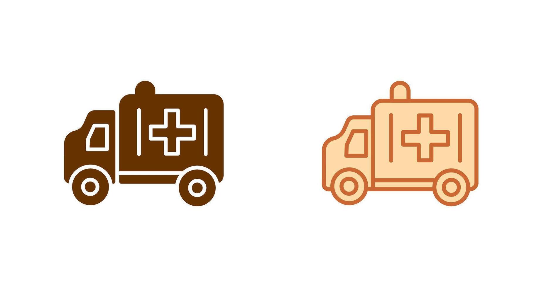 ambulanza icona design vettore
