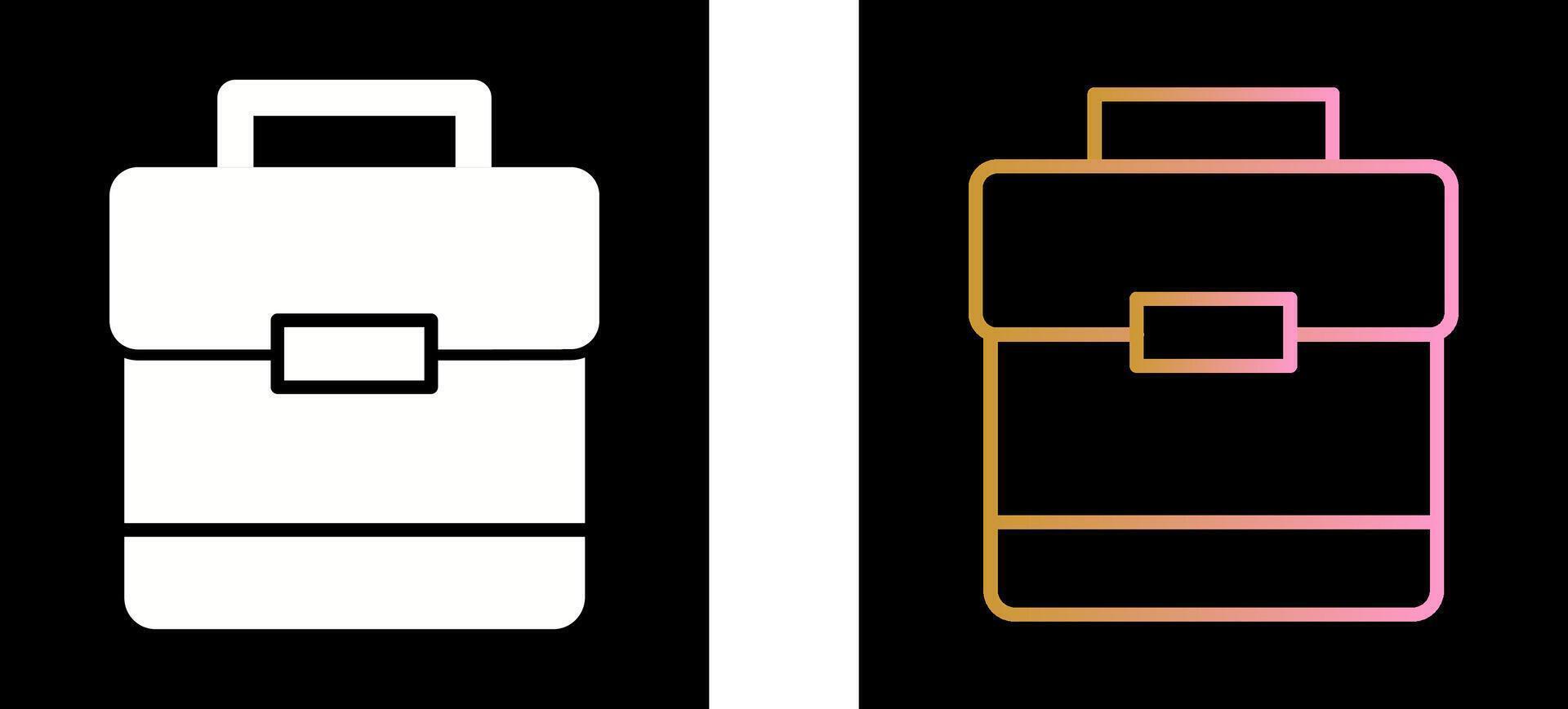 disegno dell'icona della valigetta vettore