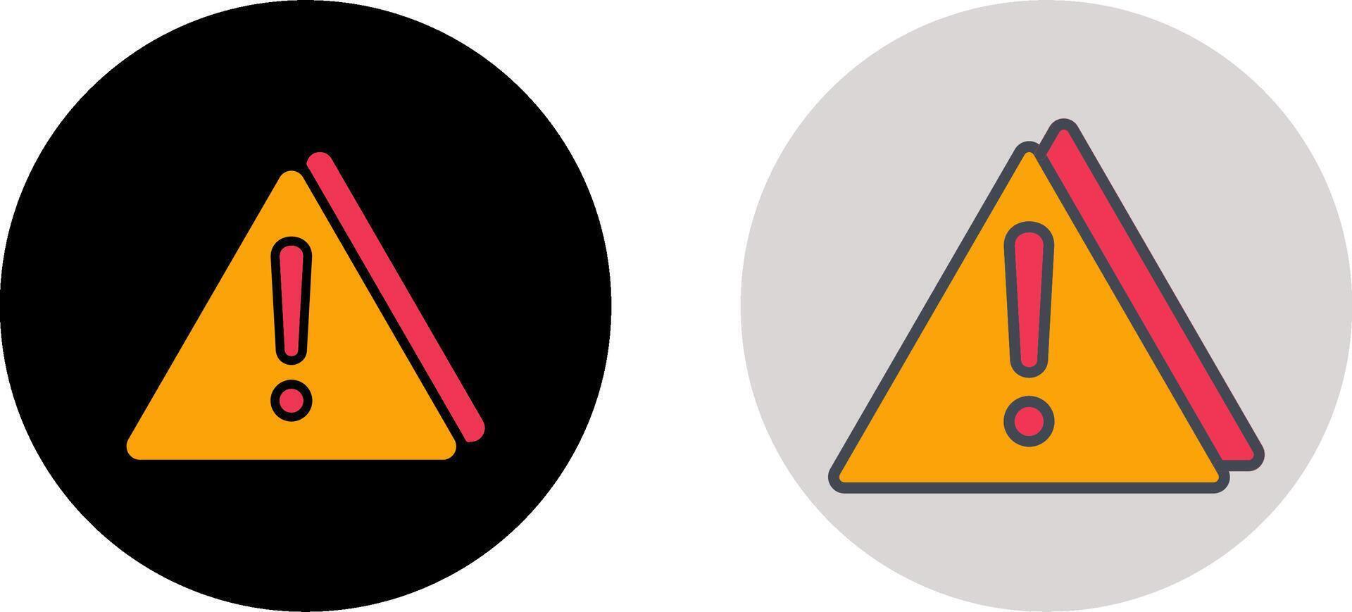 avvertimento icona design vettore