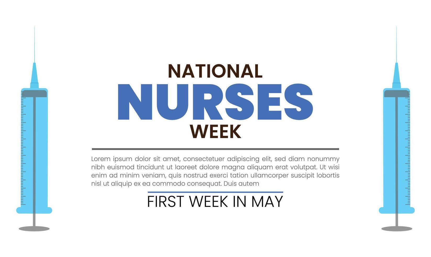 nazionale infermieri settimana compassione nel azione Abbracciare una persona vettore