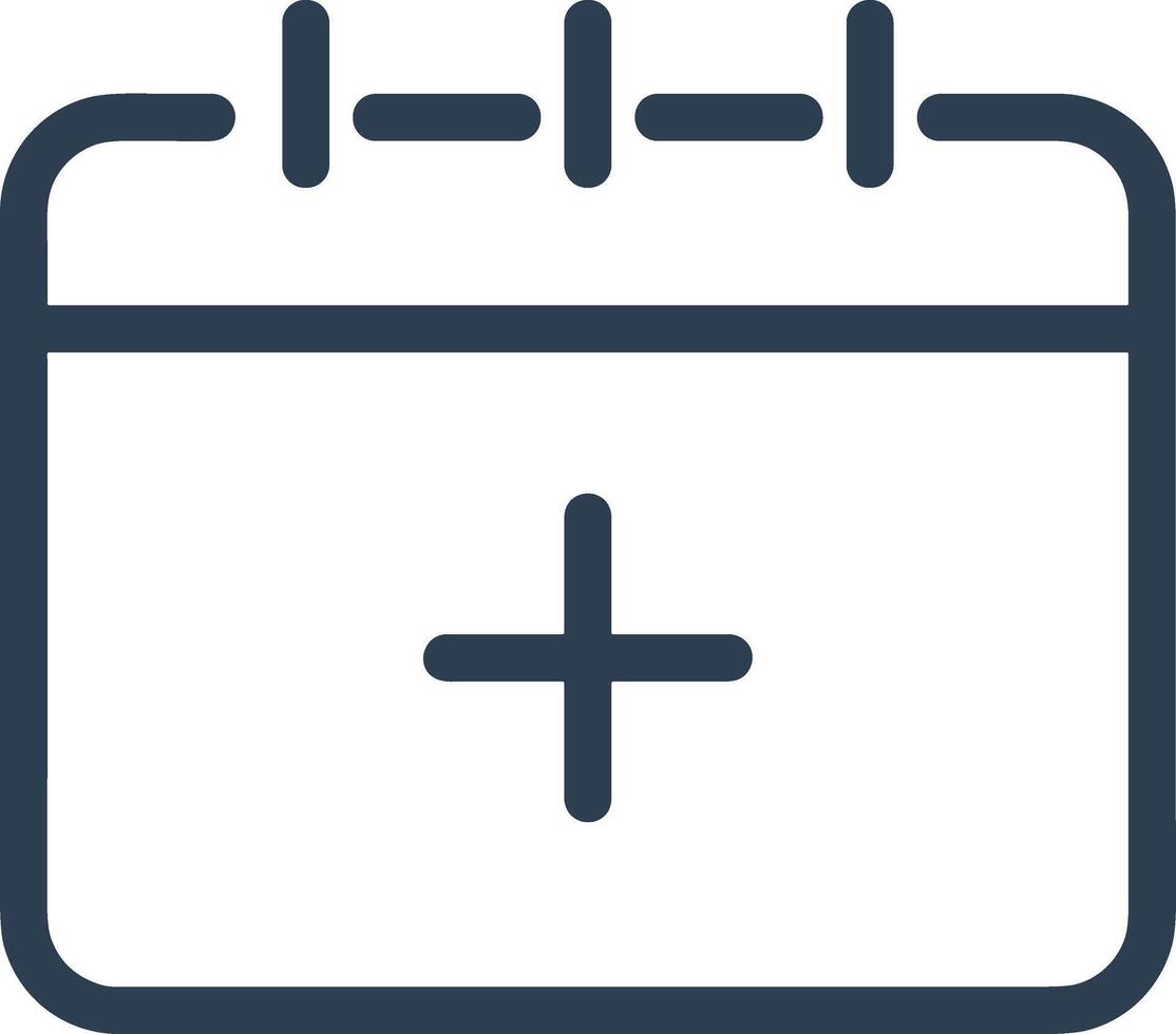 calendario icona simbolo Immagine per programma o appuntamento vettore