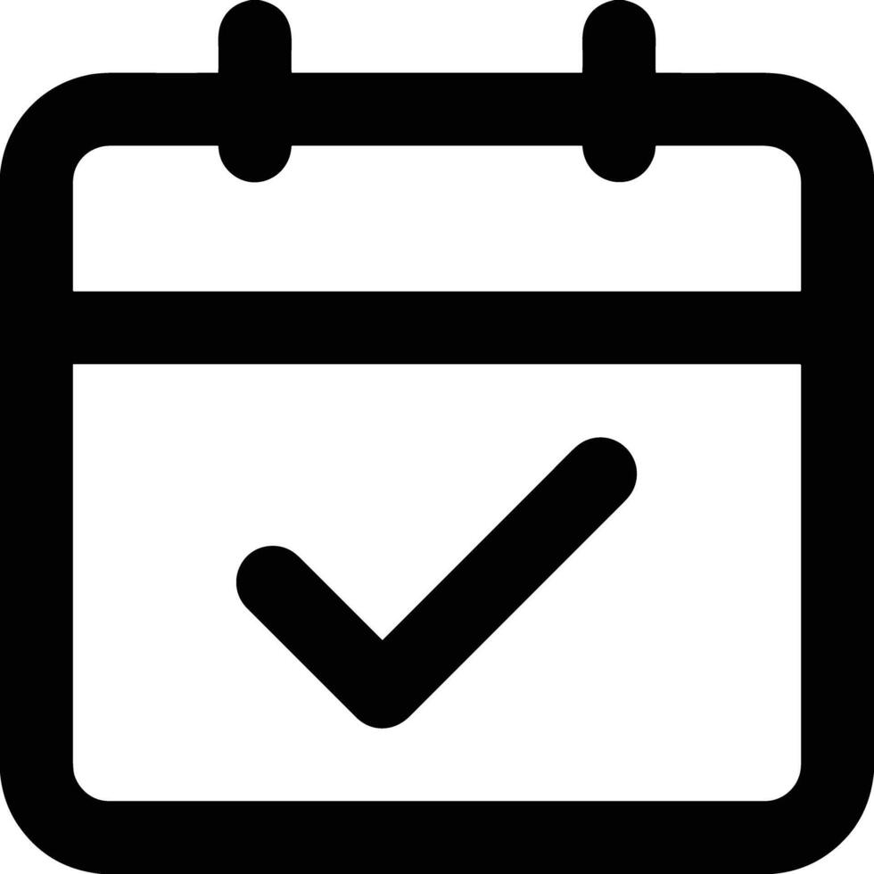 calendario icona simbolo Immagine per programma o appuntamento vettore