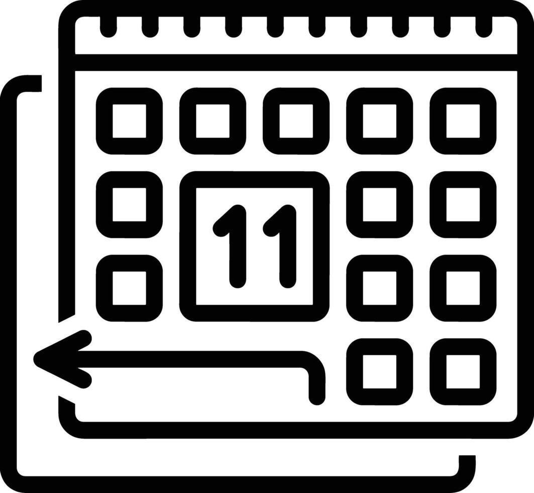 calendario icona simbolo Immagine per programma o appuntamento vettore