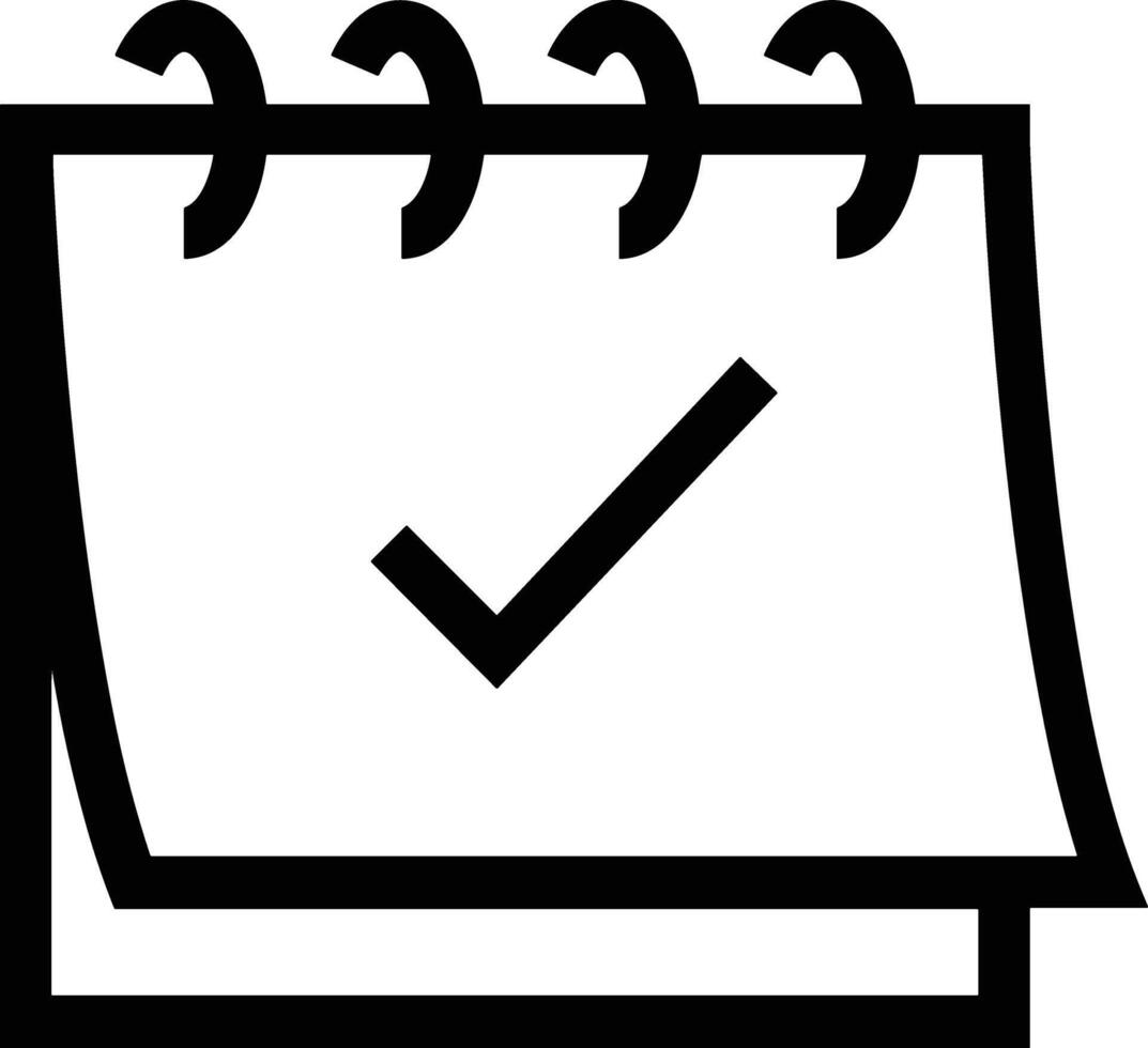 calendario icona simbolo Immagine per programma o appuntamento vettore