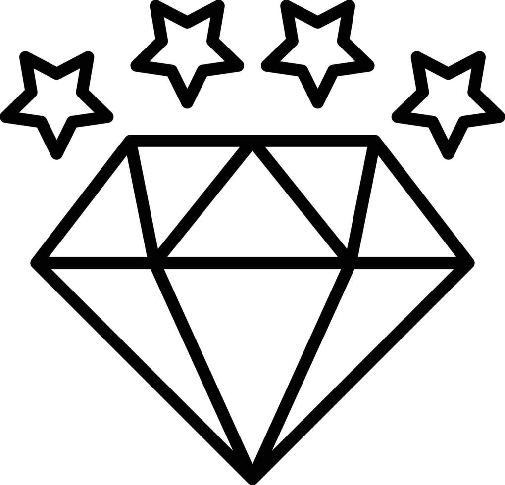 diamante schema illustrazione vettore
