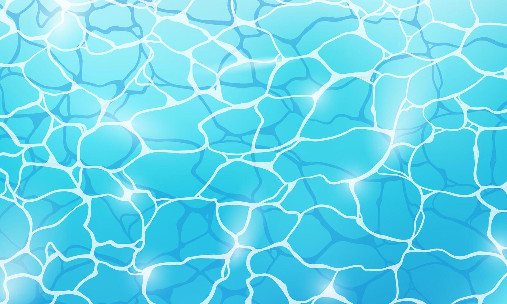 piscina acqua struttura astratto cartone animato stile illustrazione. vettore