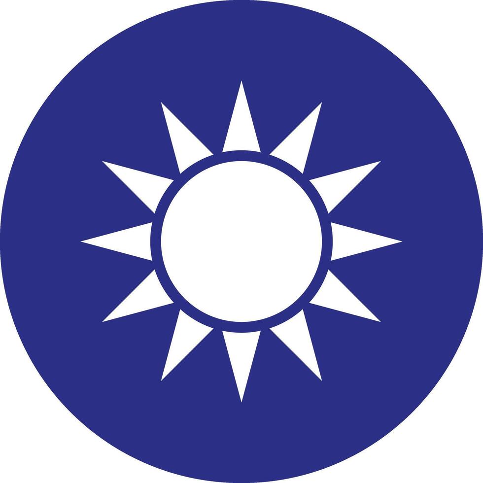 nazionale emblema di il repubblica di Cina vettore