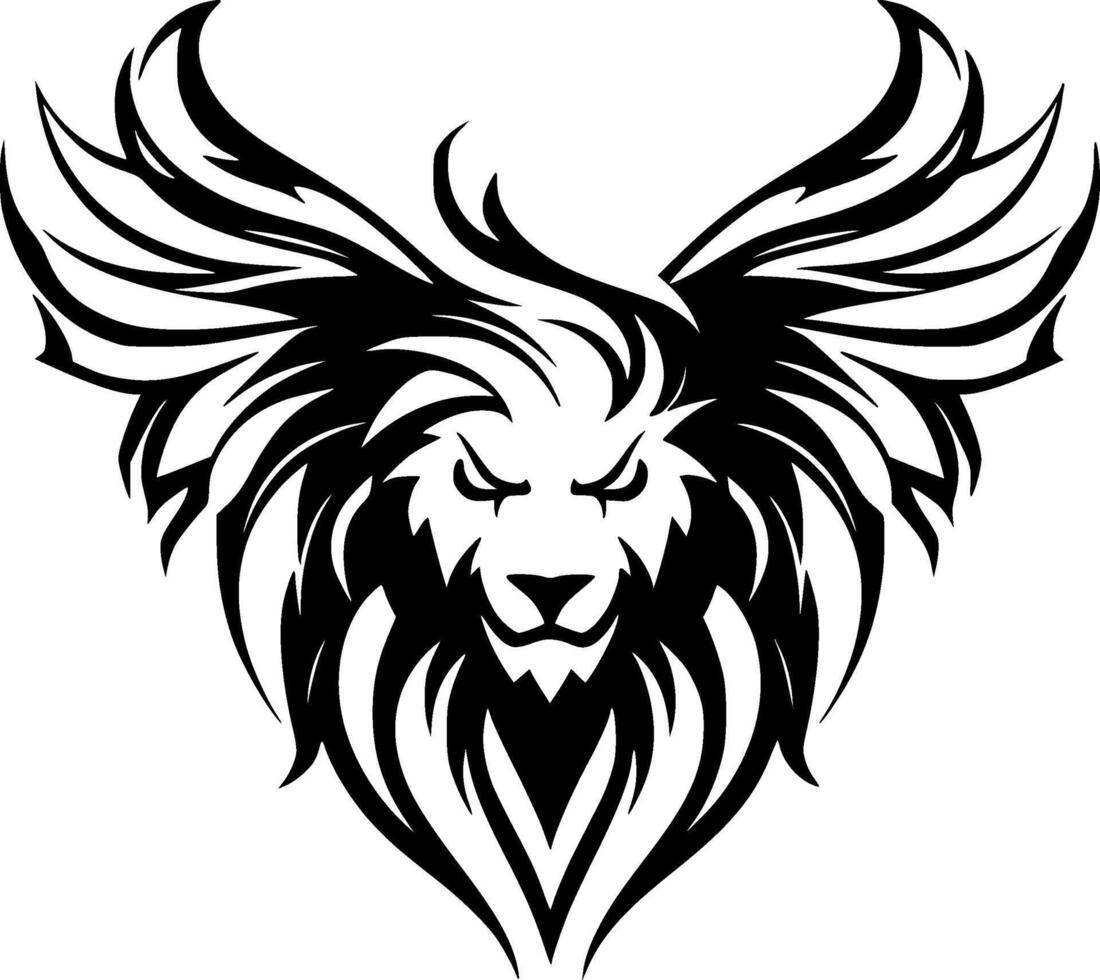 Leone - alto qualità logo - illustrazione ideale per maglietta grafico vettore