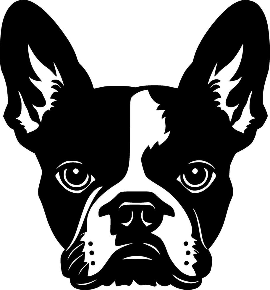 boston terrier - alto qualità logo - illustrazione ideale per maglietta grafico vettore