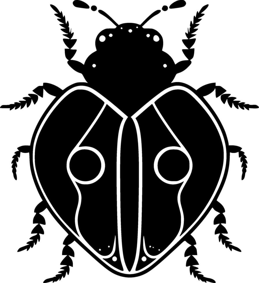 coccinella - alto qualità logo - illustrazione ideale per maglietta grafico vettore