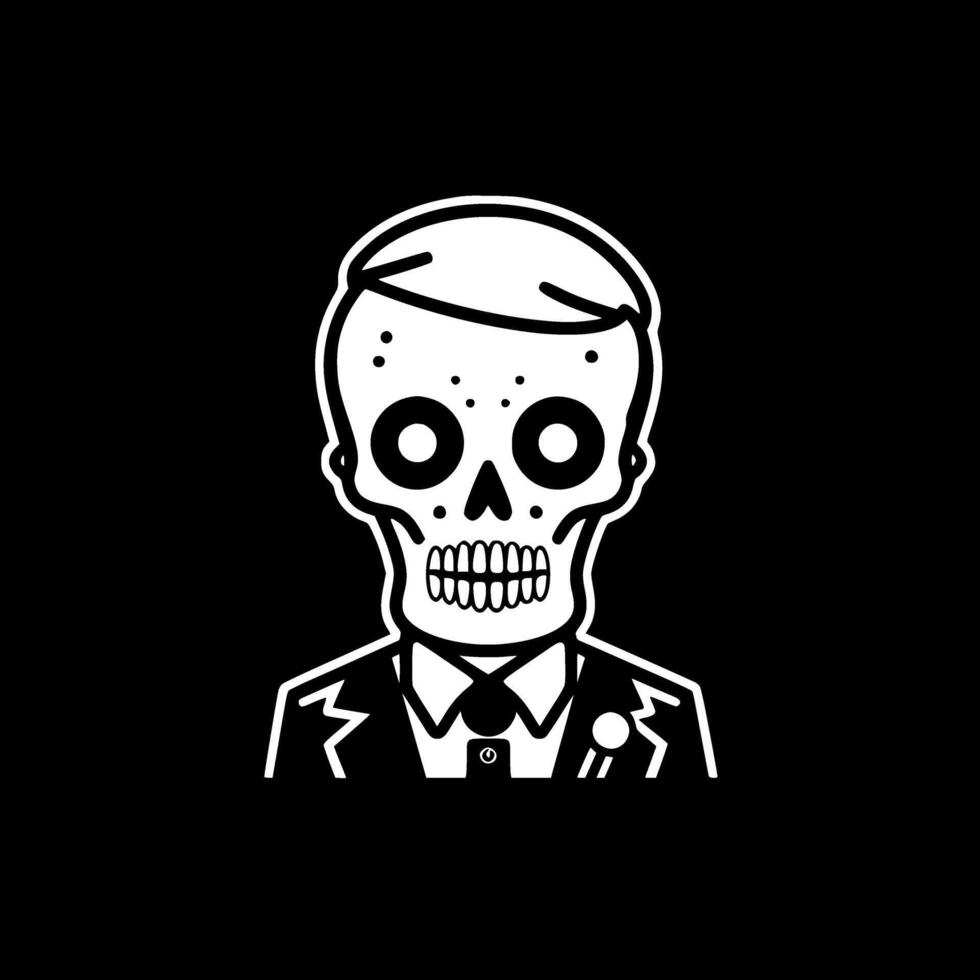 scheletro - alto qualità logo - illustrazione ideale per maglietta grafico vettore