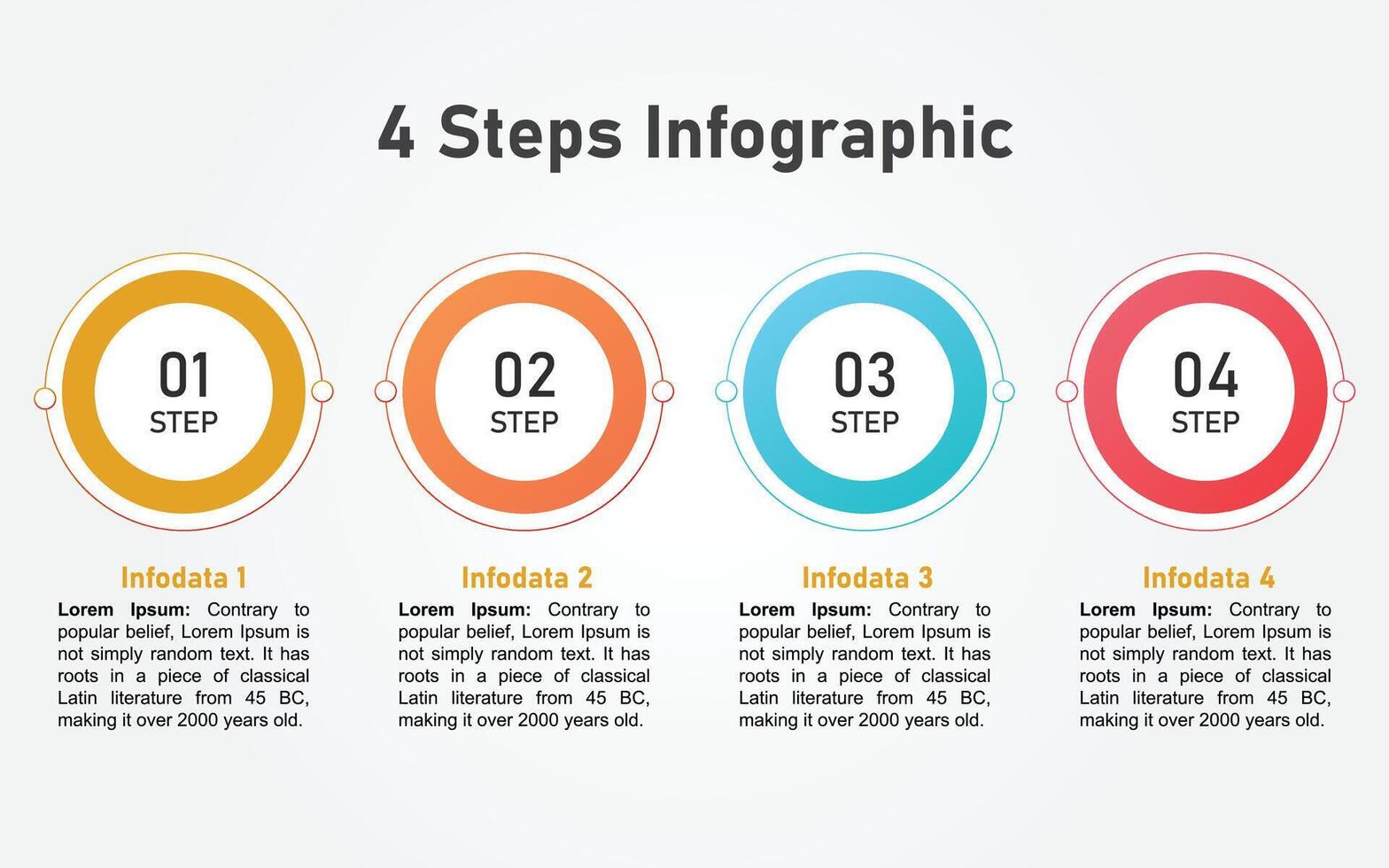 Infografica elementi illustrazione presentazione vettore