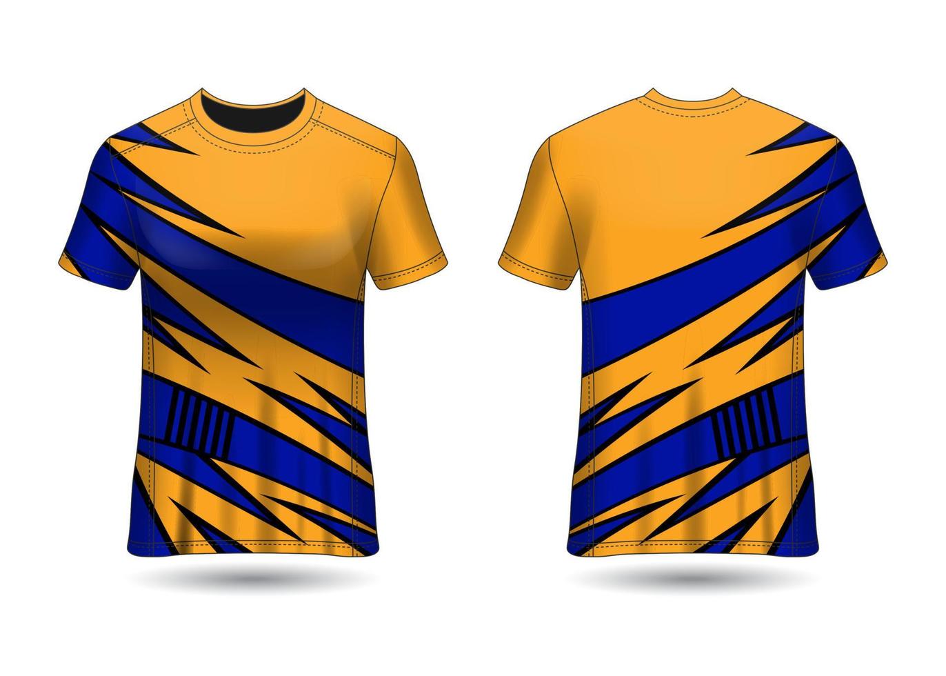 modello di design della maglia sportiva per le divise della squadra vettore