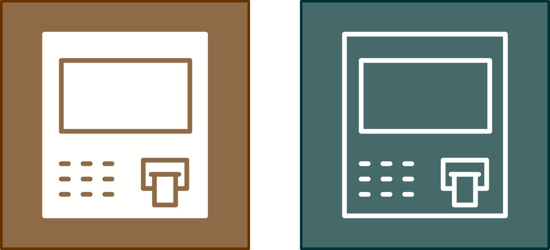 ATM icona design vettore