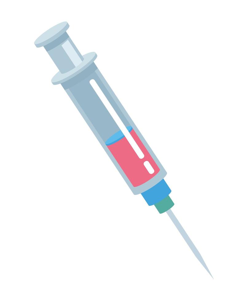 medicina della siringa per iniezione vettore