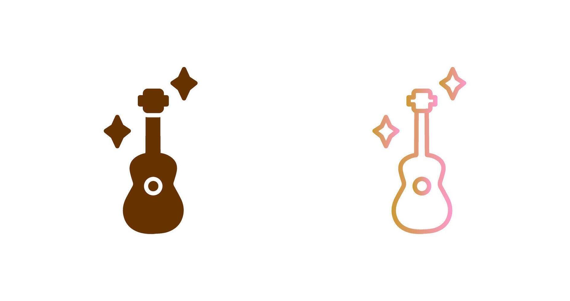 disegno dell'icona della chitarra vettore