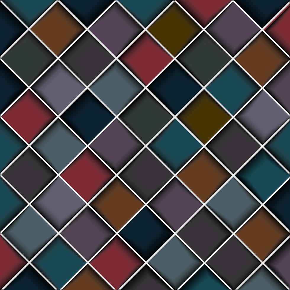 struttura multicolore di quadrati vettore