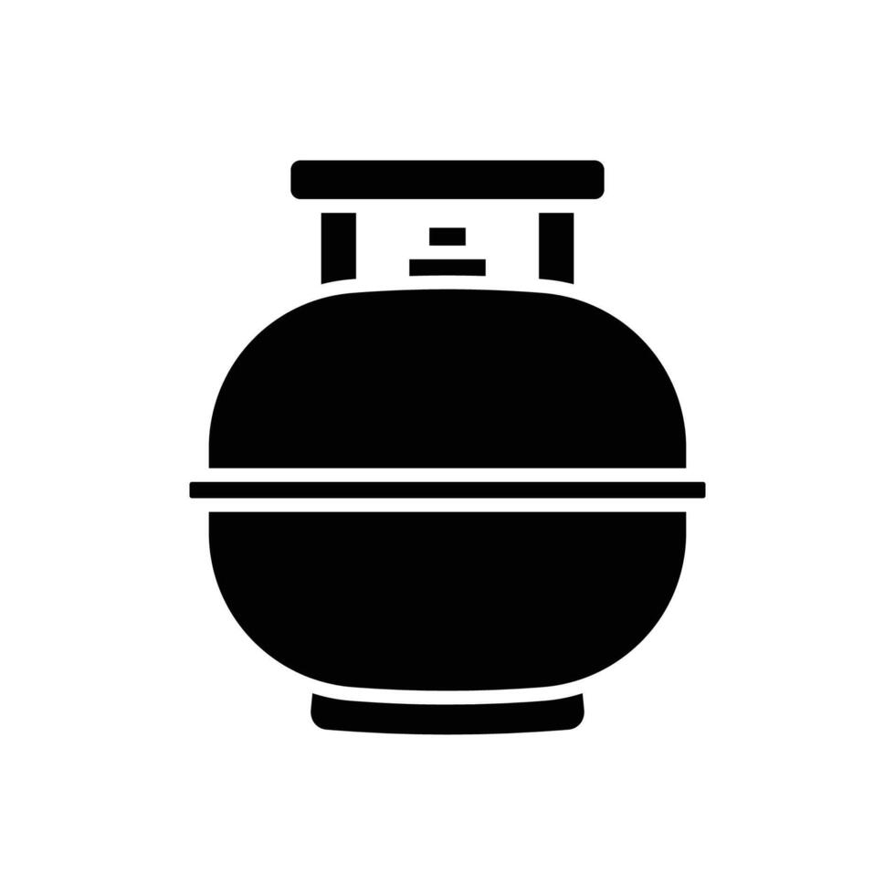 gas cilindro icona design modello semplice e pulito vettore