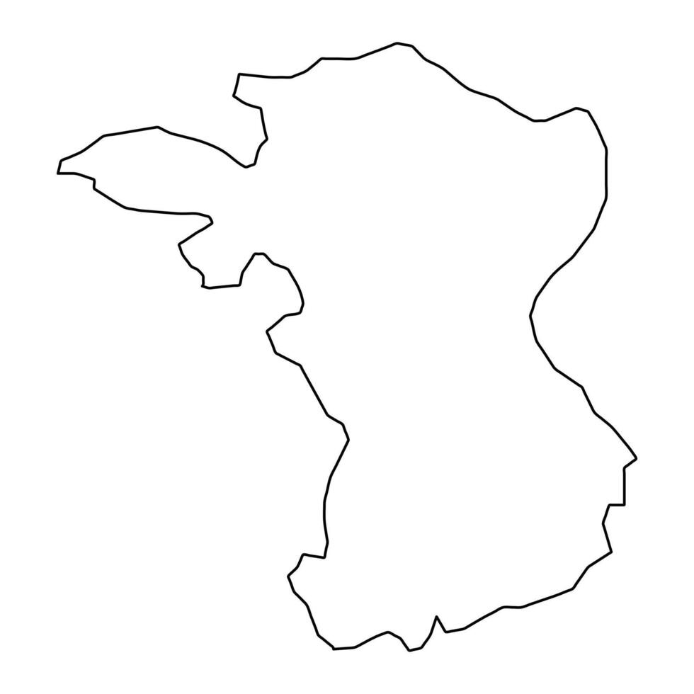 soro comune carta geografica, amministrativo divisione di Danimarca. illustrazione. vettore
