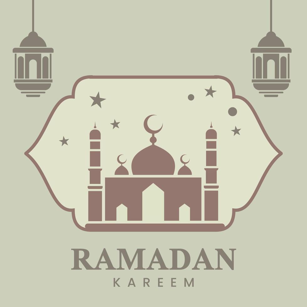 illustrazione di il musulmano Festival Ramadan kareem celebrazione vettore