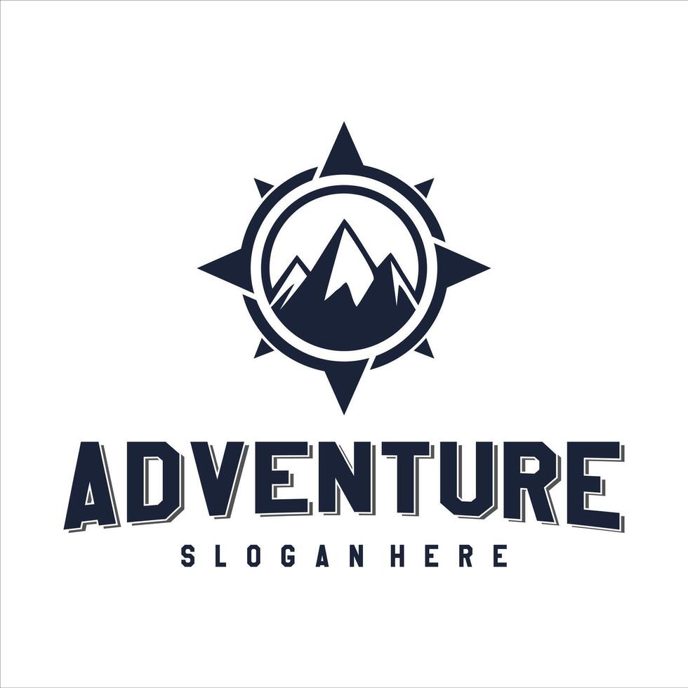 all'aperto avventura logo design modello vettore