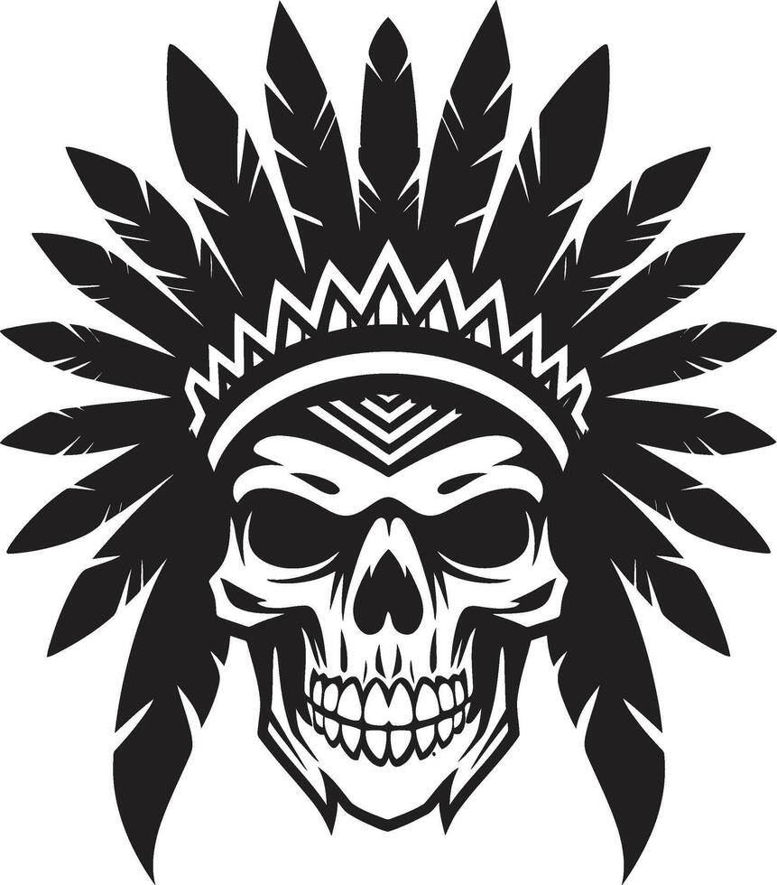 cerimoniale contorni nero per tribale cranio maschera effimero incisioni tribale cranio maschera Linea artistica nel elegante nero vettore