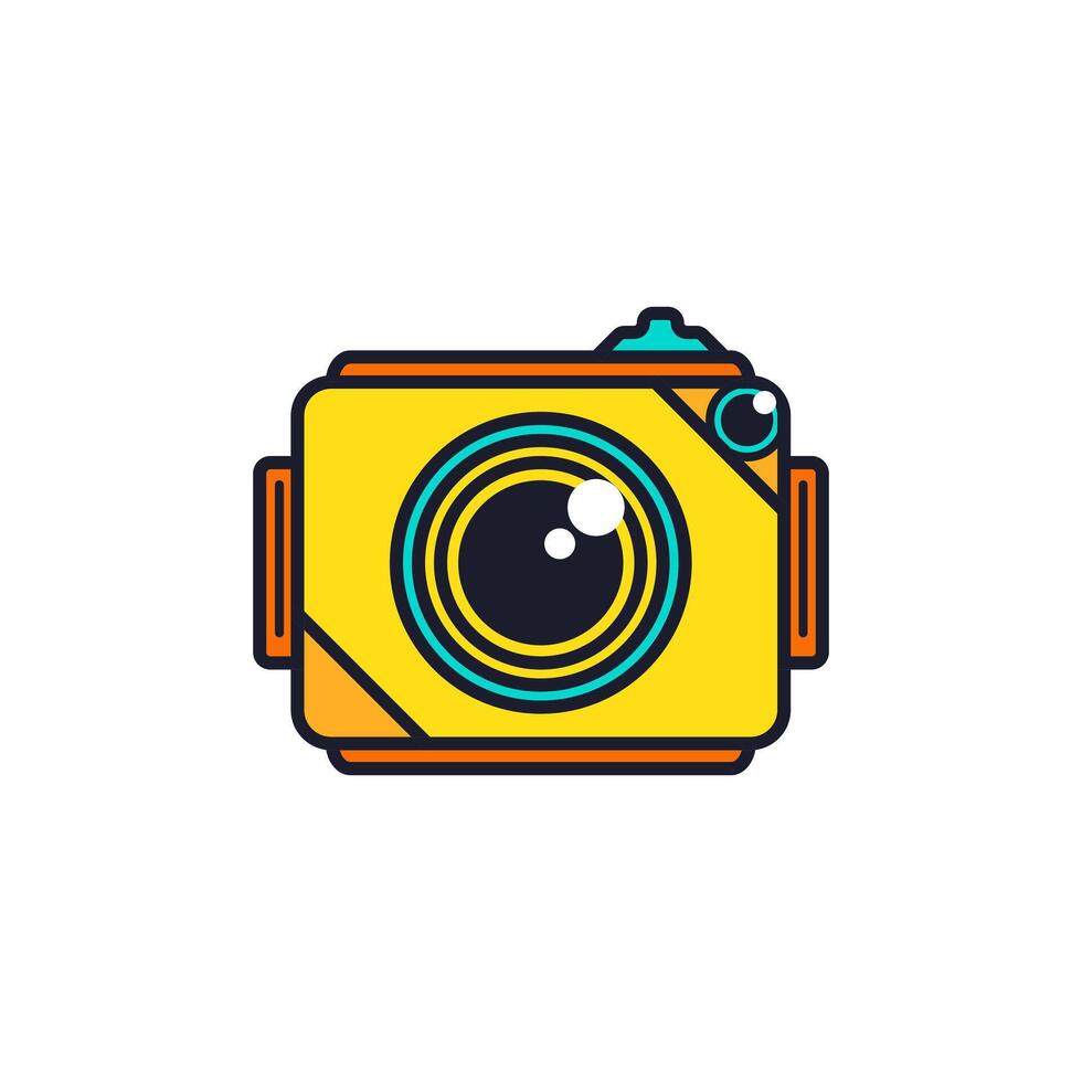 telecamera icona simbolo clipart illustrazione vettore
