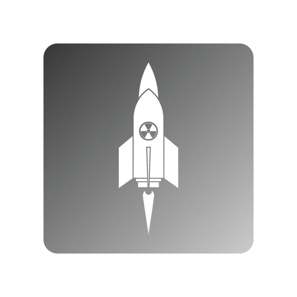 missile icona illustrazione vettore