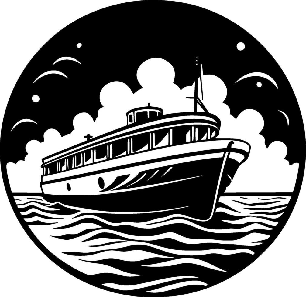 barca - alto qualità logo - illustrazione ideale per maglietta grafico vettore