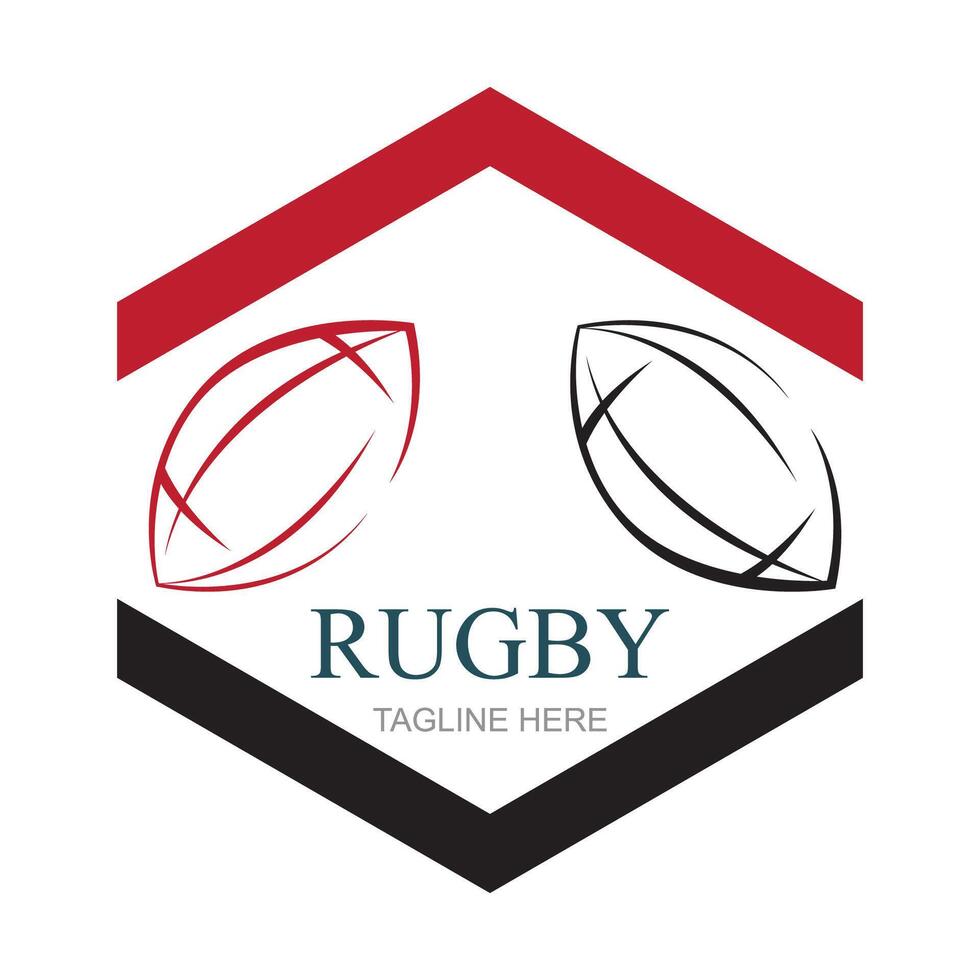 americano calcio distintivo logo - Rugby logo vettore