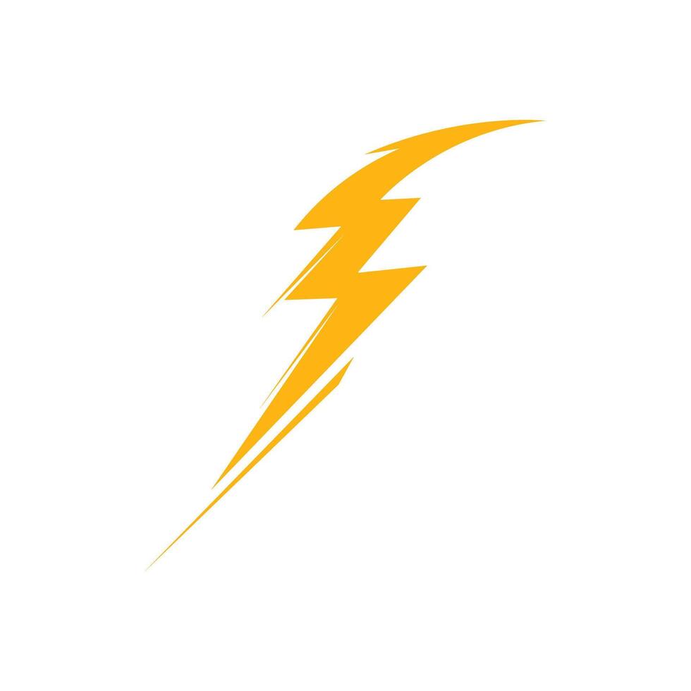 fulmine, elettrico energia logo design elemento vettore