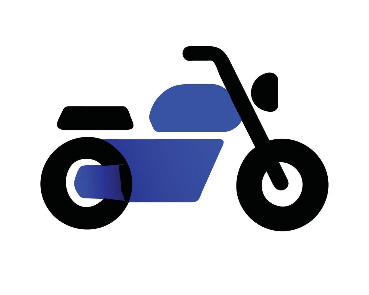 bicicletta piatto icona illustrazione vettore