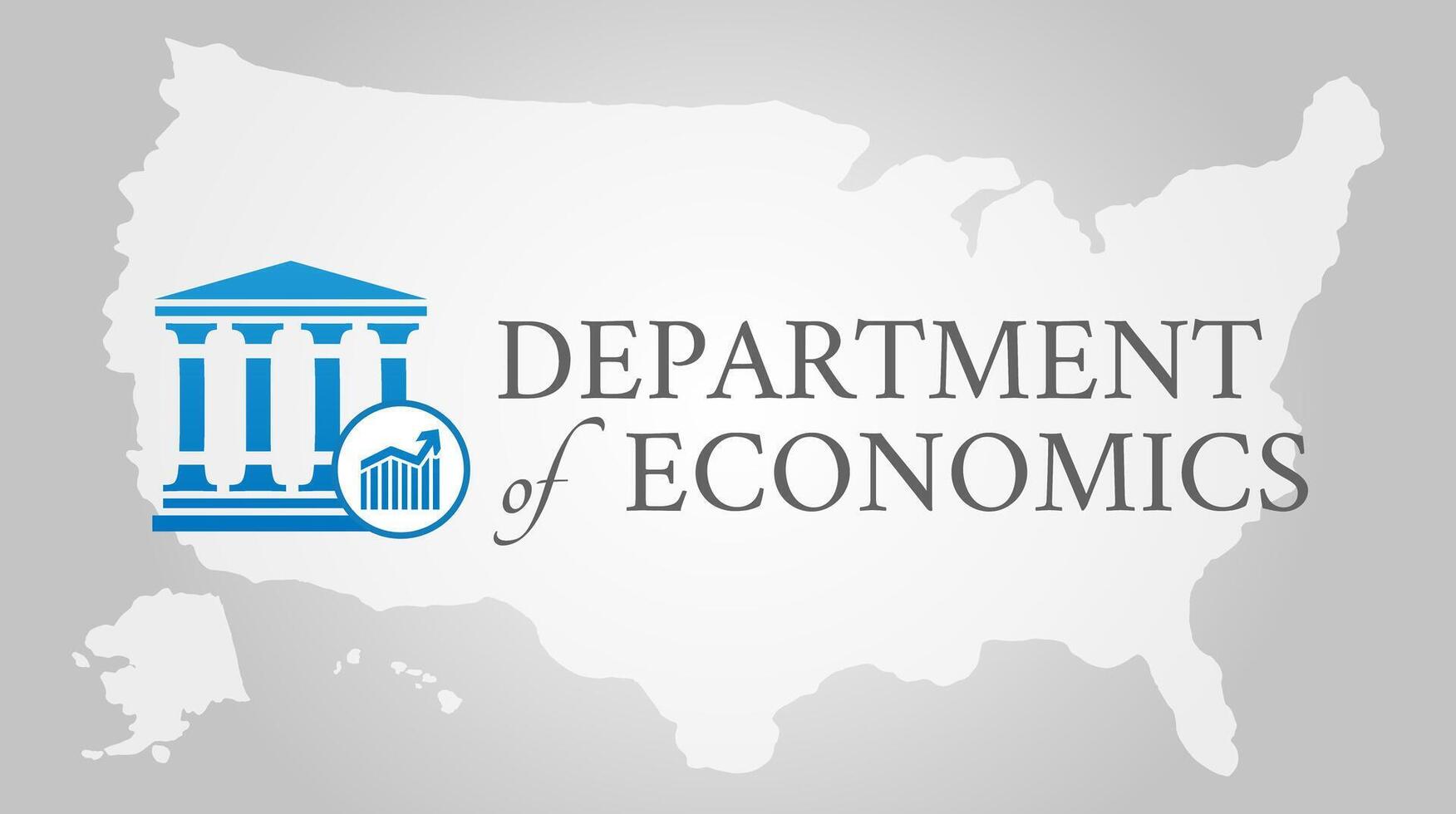 Stati Uniti d'America Dipartimento di economia illustrazione vettore