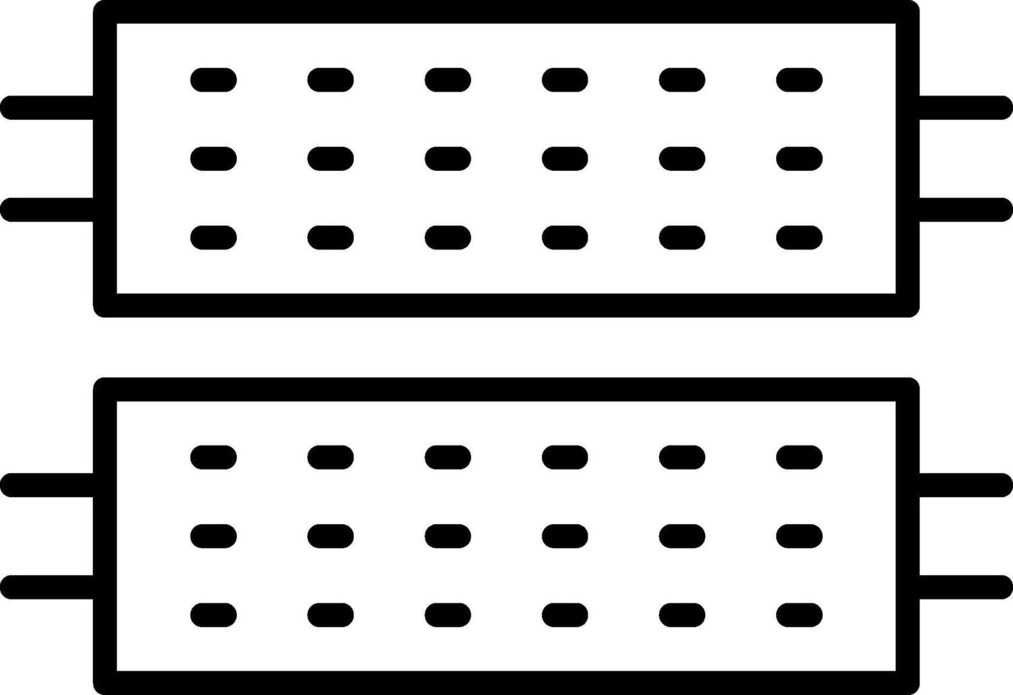 icona della linea principale vettore