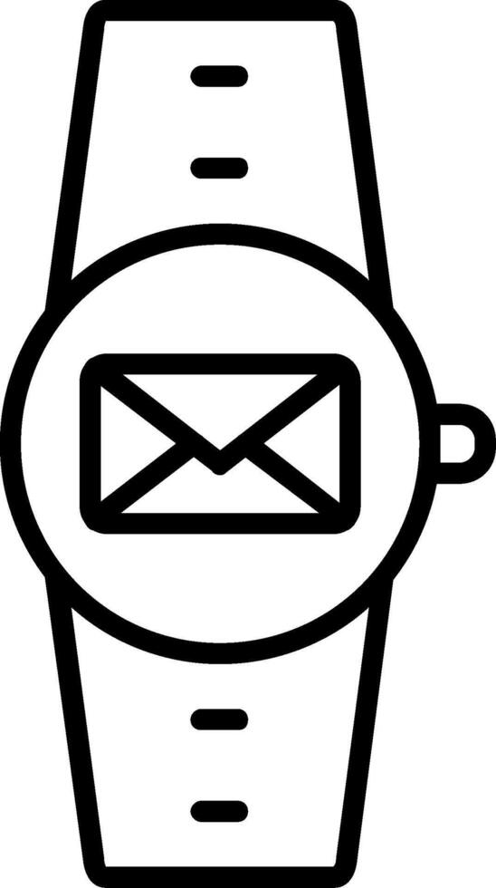 icona della riga del messaggio vettore