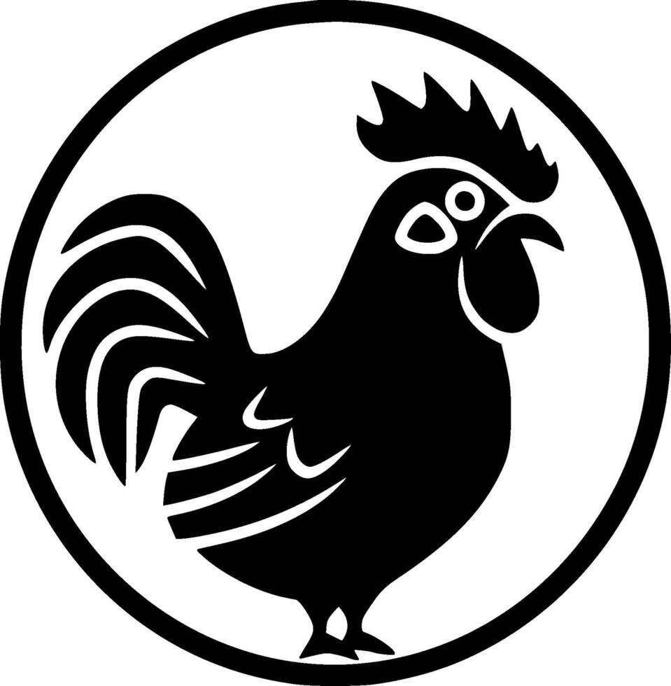 pollo - alto qualità logo - illustrazione ideale per maglietta grafico vettore