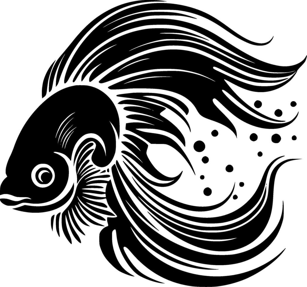 pesce - alto qualità logo - illustrazione ideale per maglietta grafico vettore