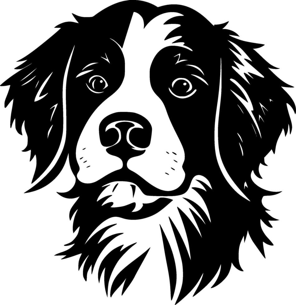 terrier - minimalista e piatto logo - illustrazione vettore