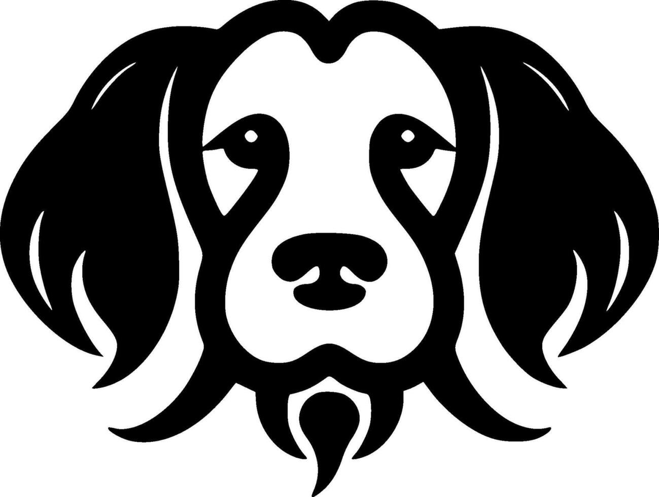 cane, minimalista e semplice silhouette - illustrazione vettore