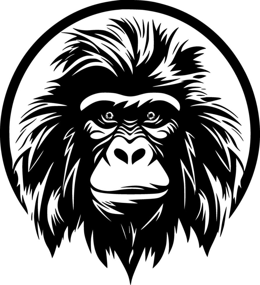 babbuino - alto qualità logo - illustrazione ideale per maglietta grafico vettore