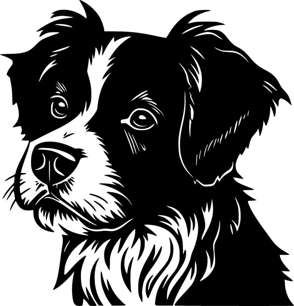 terrier, minimalista e semplice silhouette - illustrazione vettore