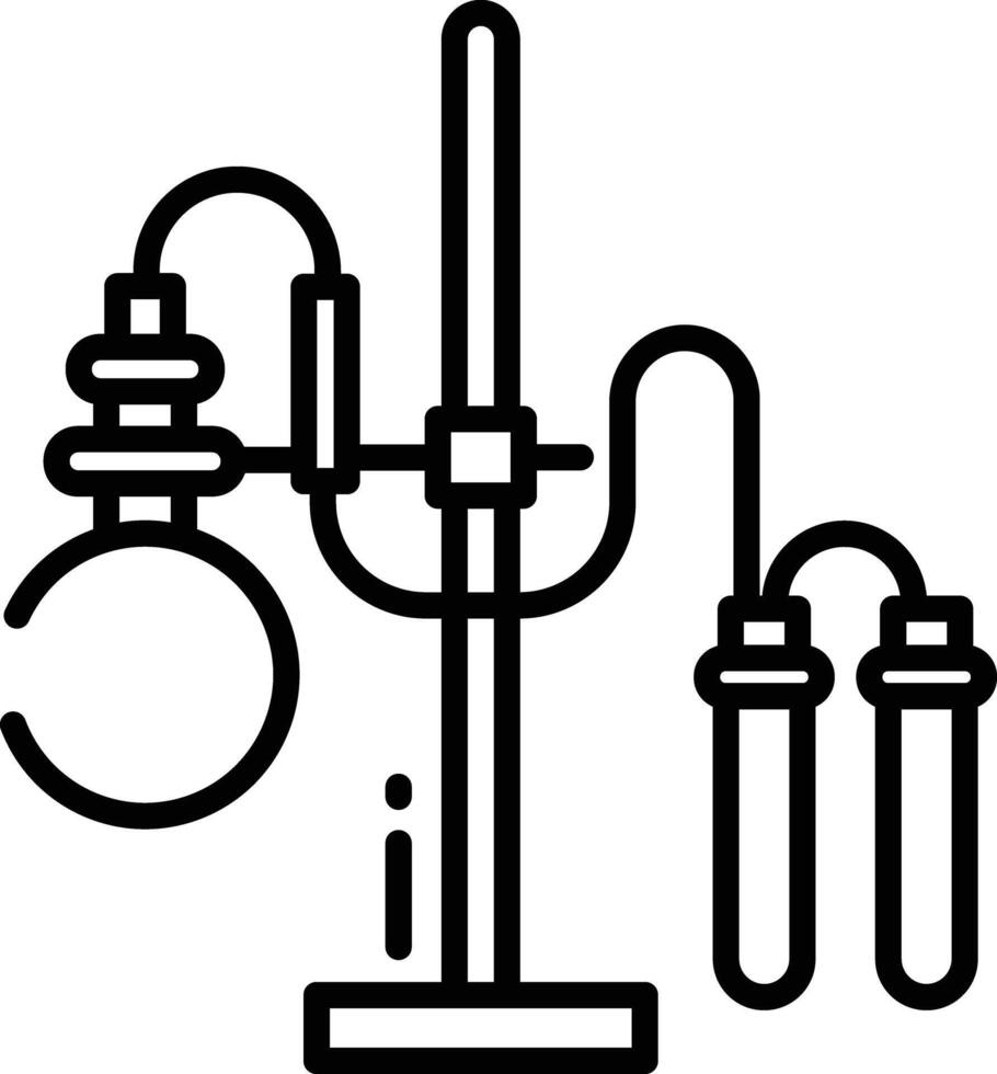 esperimenti schema illustrazione vettore