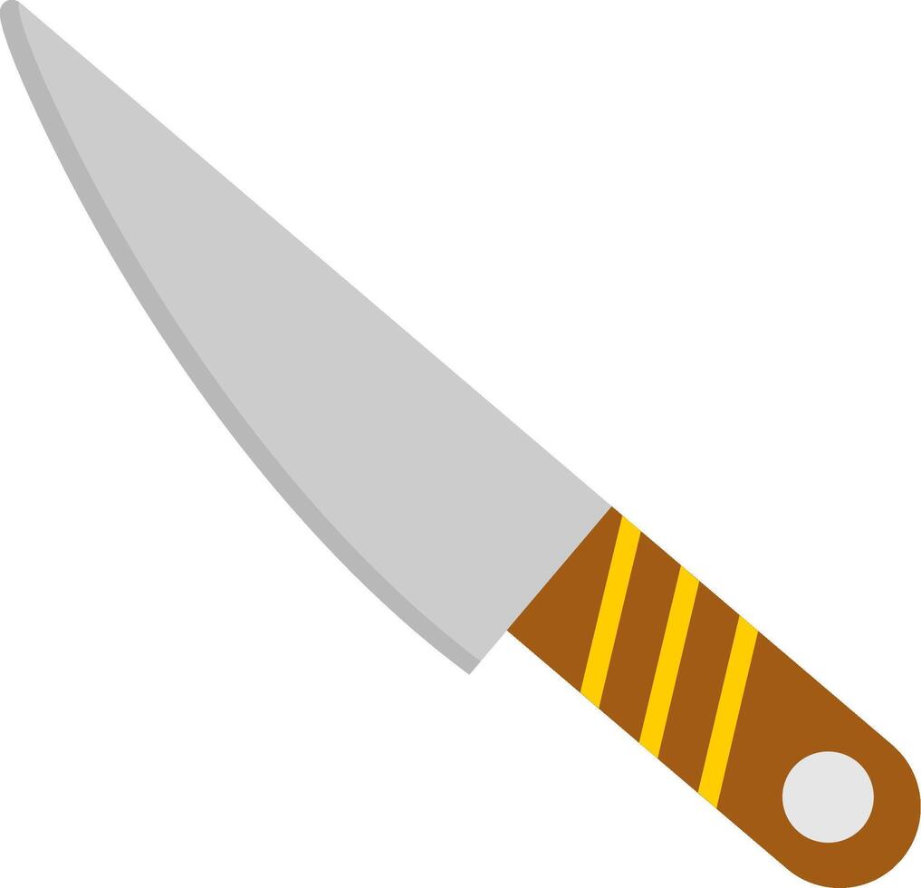 coltello piatto icona vettore