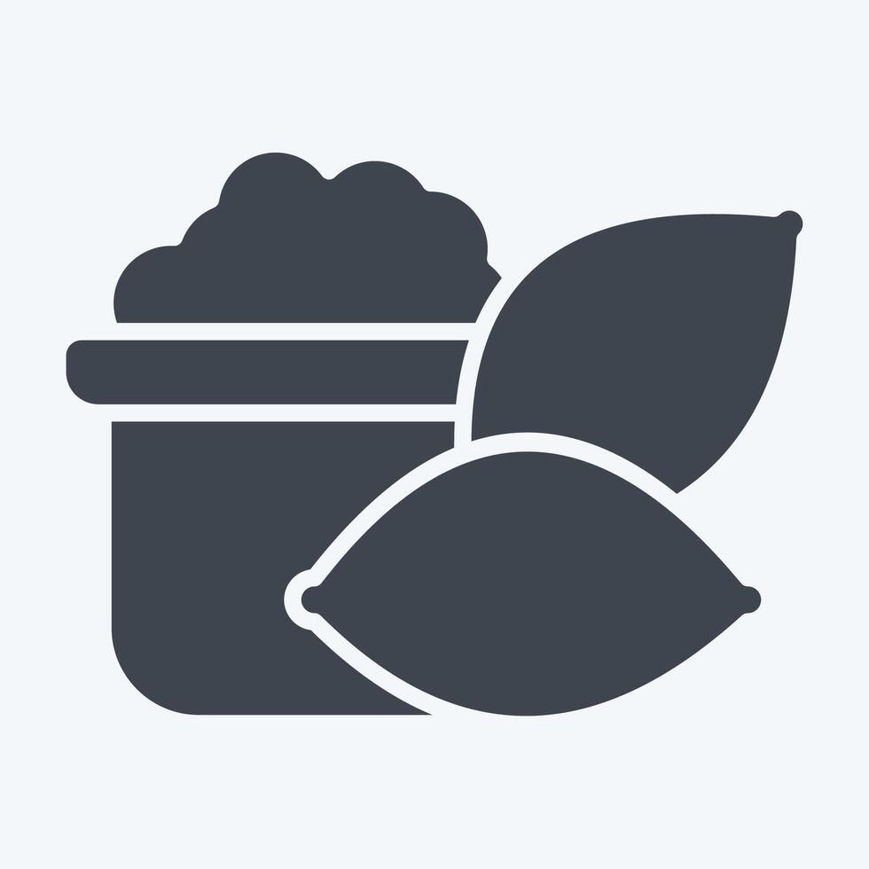 icona patate dolci. relazionato per salutare cibo simbolo. glifo stile. semplice design illustrazione vettore