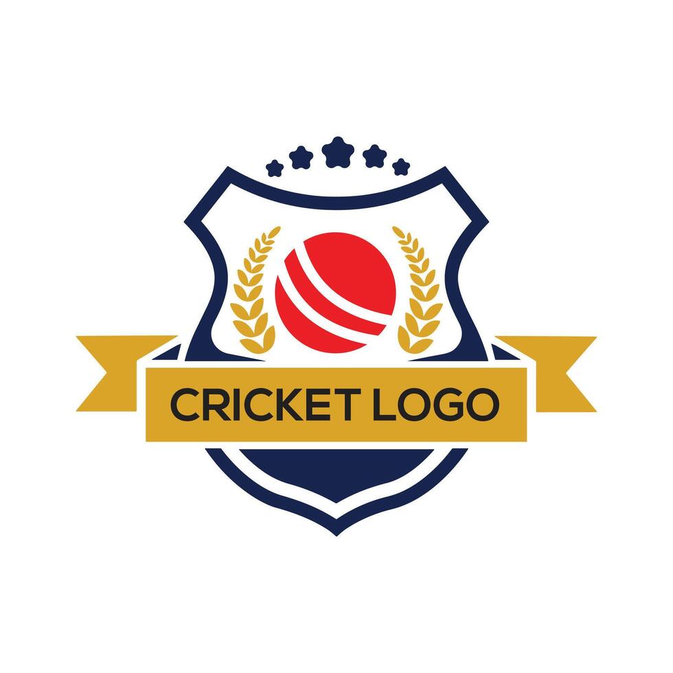 cricket logo disegno vettore