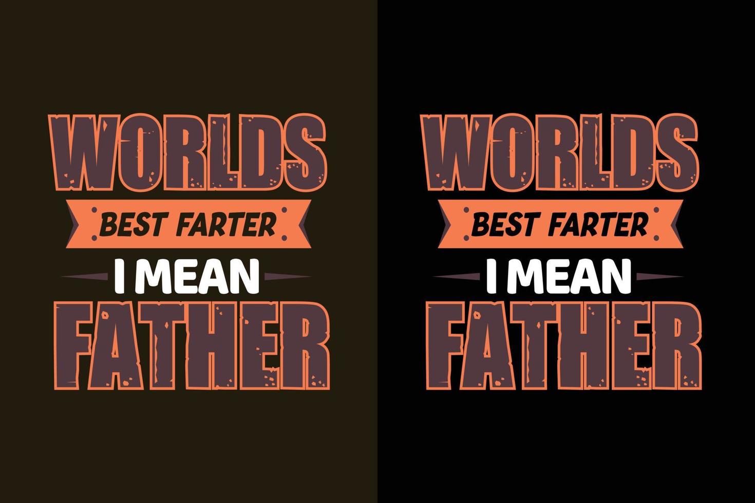 il miglior farter del mondo intendo le citazioni di design della maglietta della festa del papà vettore