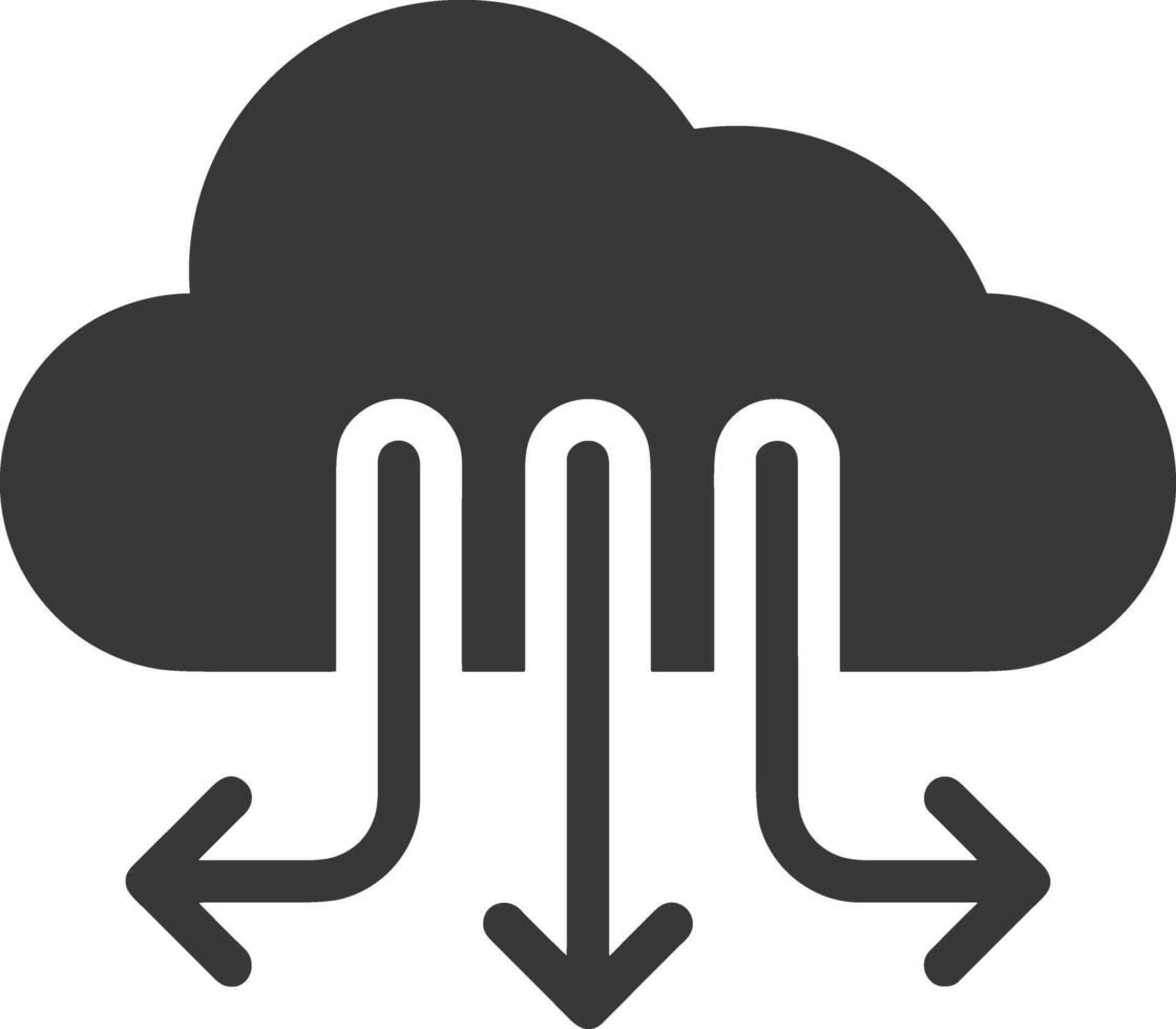 dati Conservazione icona simbolo Immagine per Banca dati illustrazione vettore